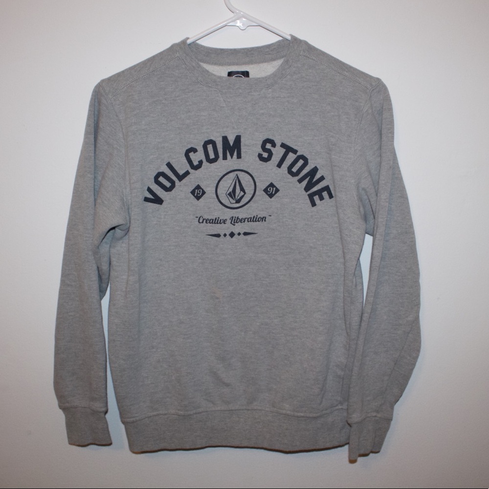 Grey Volcom Crewneck